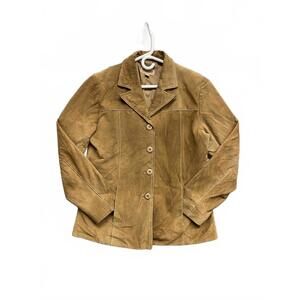 Vintage Wilson's Leather Women's Suede Blazer Jacket Brown Size Large
